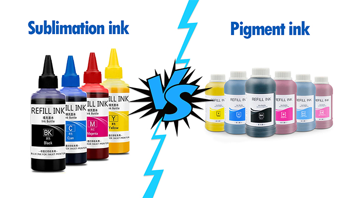sublimation ink vs pigment ink